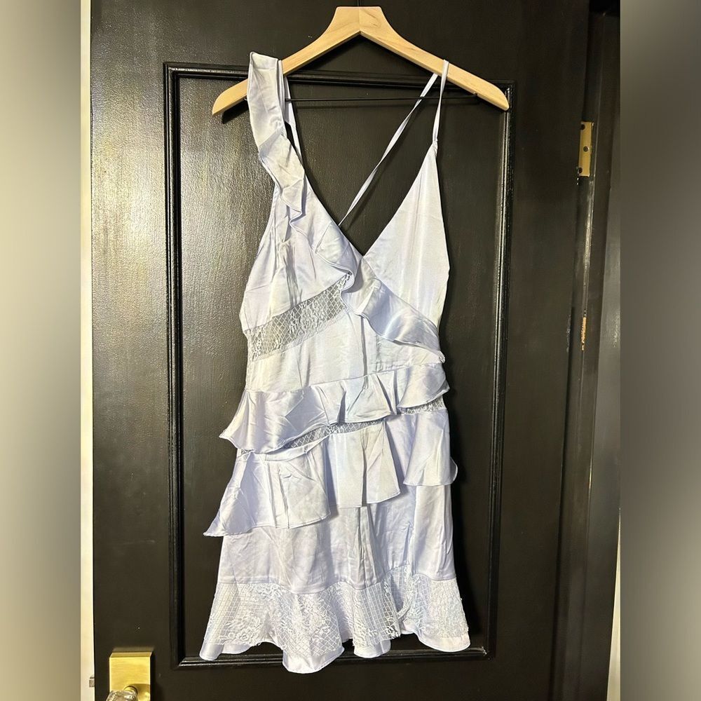 Fashion Nova lace slip dress. Never worn. Size large